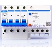 CHINT Дифференциальный автоматический выключатель NXBLE-63 4P C16 30mA тип AC 6kA 982157