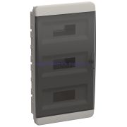 IEK TEKFOR Корпус пластиковый ЩРВ-П-36 IP41 черн. прозр. дверь TF5-KP12-V-36-41-K01-K03