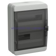IEK TEKFOR Корпус пласт. КМПн-24 IP65 черн. прозр. дверь TF5-KP72-N-24-65-K03-K02