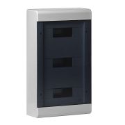 Щиток ОП Тусо 36мод. с прозр. двер. 520х303х117.5мм сер. Рувинил 68036СП